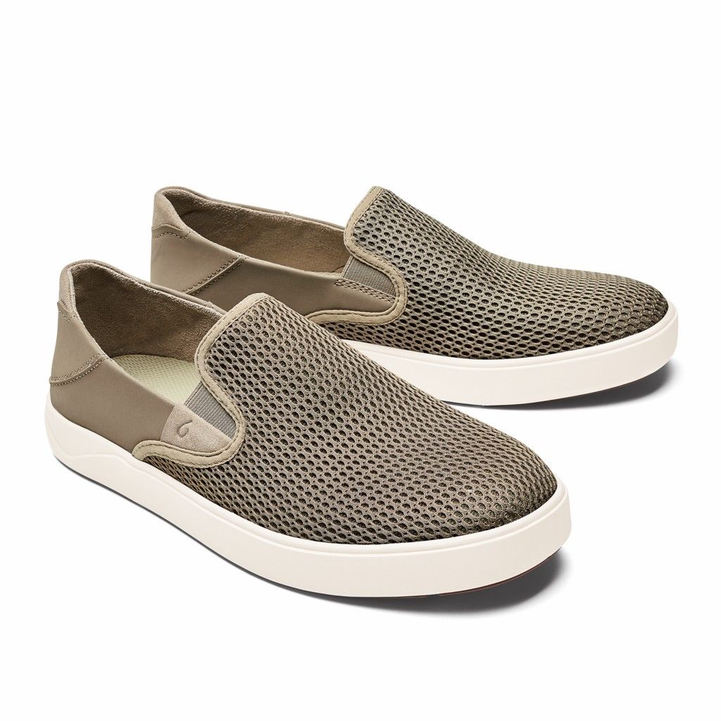 Olukai Men's Lae ahi Slip On Shoe - Clay US968-342